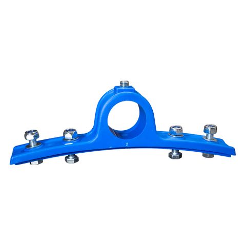 Mudguard Bracket Plastic Light Blue - 4x Hole Saddle