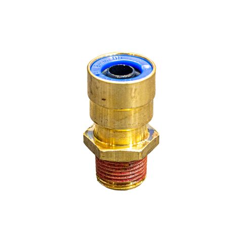 Raufoss ABC Push-In Straight 12mm Nylon x  3/8 NPT