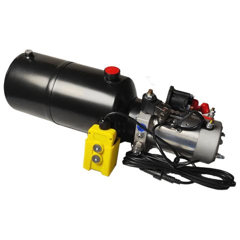 Single Acting 2.4kW Electric Power Pack 12V - 6L Steel Tank