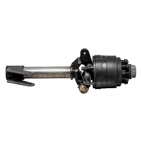 17.5" MTE Drum Axle Caster Steer Assembly LH - 140mm Offset, 80T