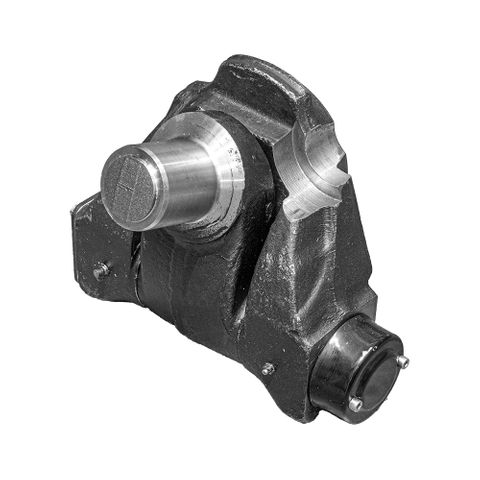 17.5" MTE Drum Axle Caster Steer Assembly RH - 140mm Offset, 80T