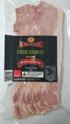 FREE RANGE R/LESS BACON 500G (EA)