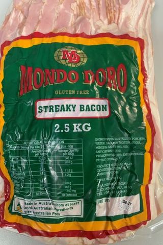 STREAKY BACON 2.5kg