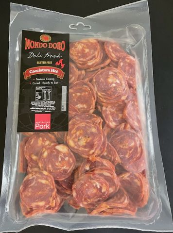 CACCIATORA SAUSAGE HOT SLICED 1KG