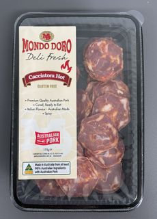 CACCIATORA HOT SLICED 175G (EA)