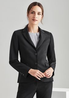 2 Button Mid Length Jacket - Womens