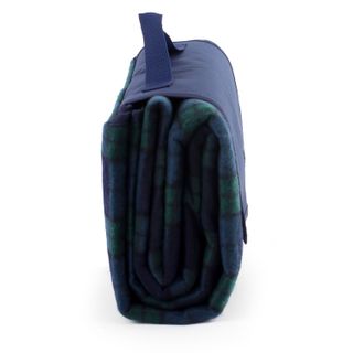 Picnic Tartan Blanket - Navy/Green