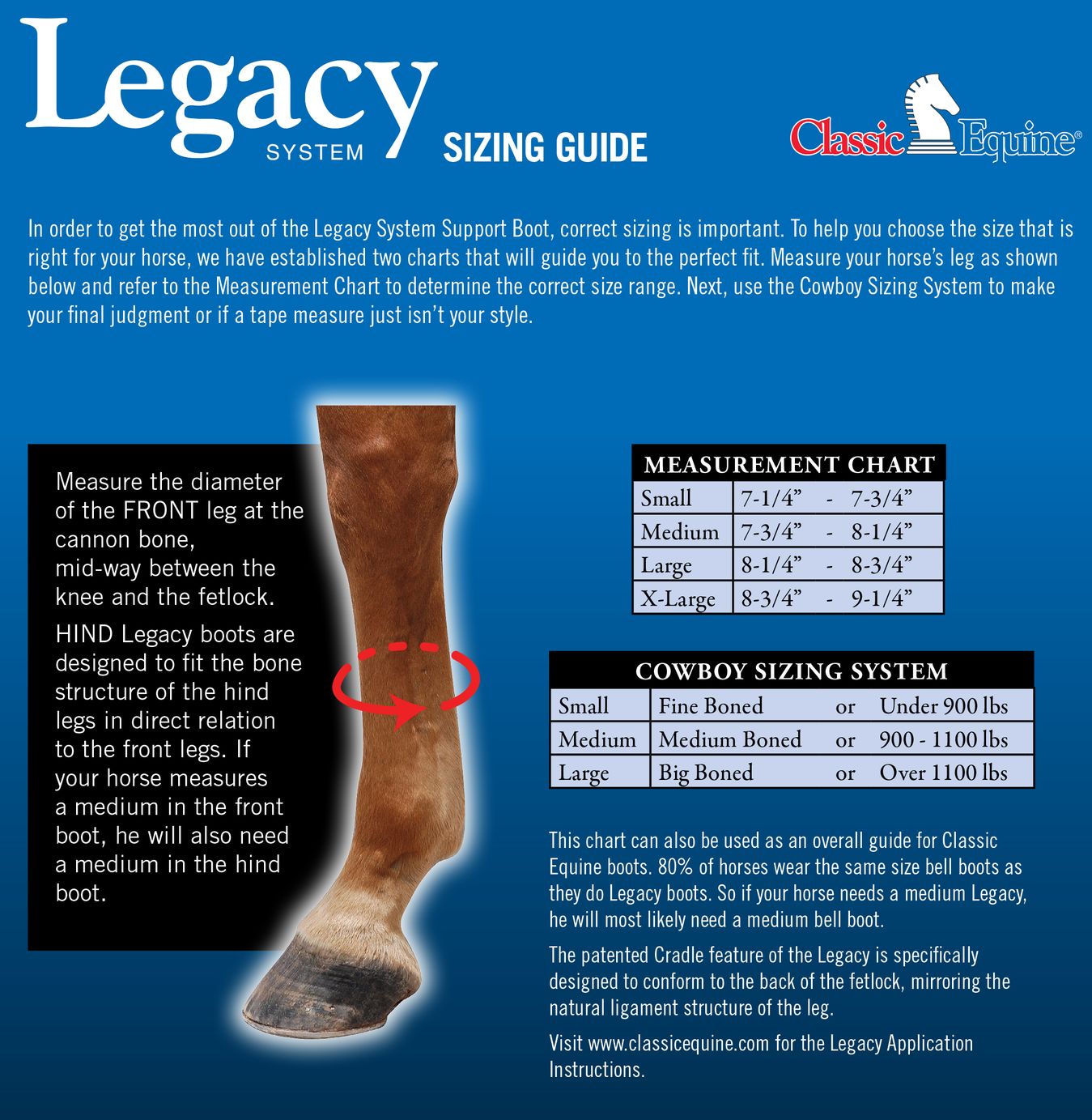 Classic Equine Splint Boot Size Chart.jpg