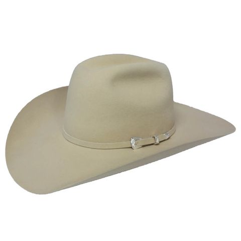 5X 4 3/8" Brim Cowboy Hat - 5XSILVERBELLY