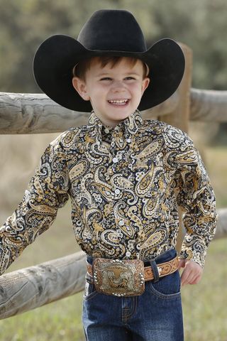 Boy's Toddler Paisley L/S Shirt - MTW7061247