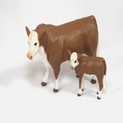 Hereford Cow & Calf - 403