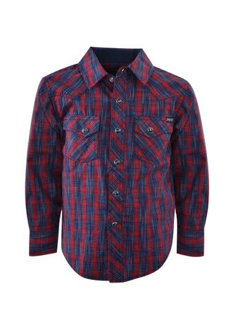 Boy's Dalwood Check L/S Shirt - P1W3100394