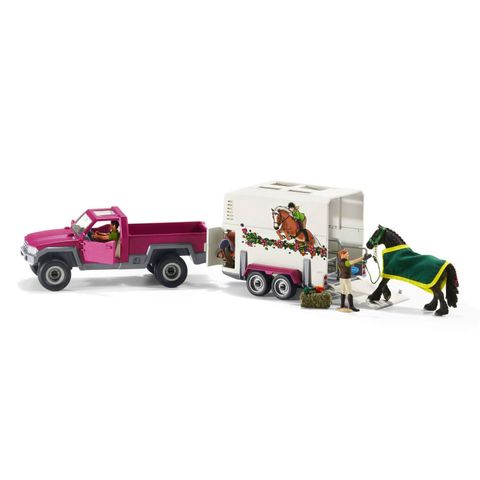 Pick Up with Horse Box - SC42346