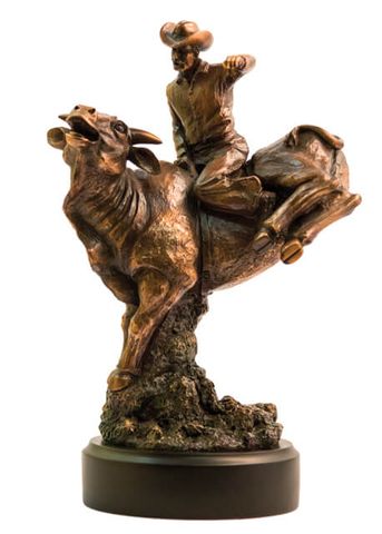 Bull Rider Statue - 7401