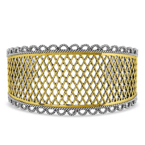 Honeycomb Western Lace Cuff Bracelet - BC4960
