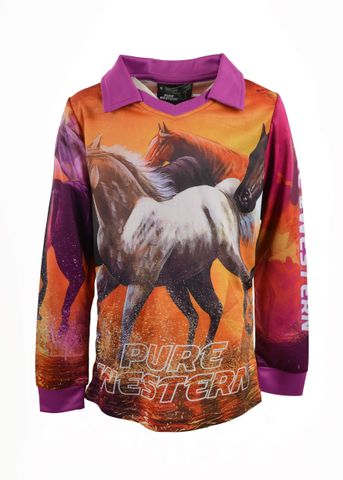 Girl's Sunset Ride L/S Top - P1S5500621