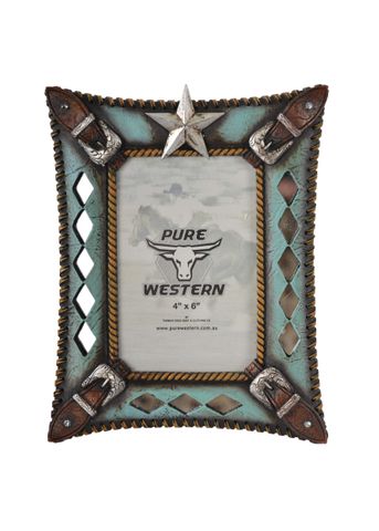 Mirrored Silver Star Picture Frame - P1S1932GFT