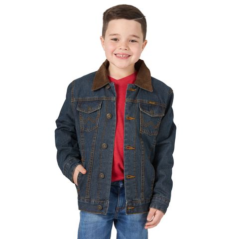 Boy's Blanket Lined Denim Jacket - 84265RT