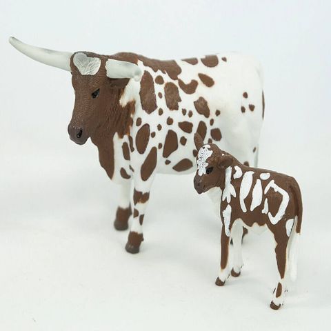 Longhorn Cow and Calf - 405