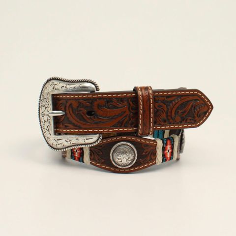 Boy's Floral Embossed Belt - N4441008