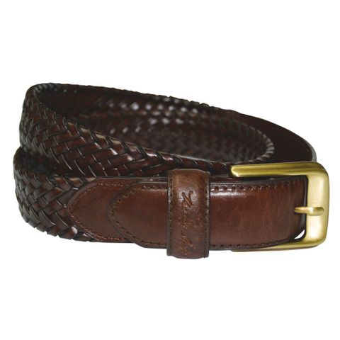 Men's Harry Leather Braided Belt - TCP1910BEL