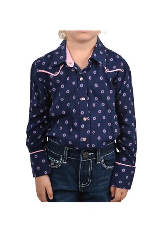 Girl's Lorrinda Western L/S Shirt - P2W5138553