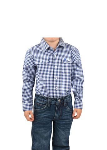 Boy's Albion 2 Pocket L/S Shirt - T2W3140001