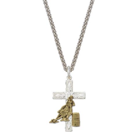 Barrel Racer Cross Necklace - NC45