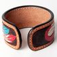 Women's Tooled Leather Cuff - ADBRF154