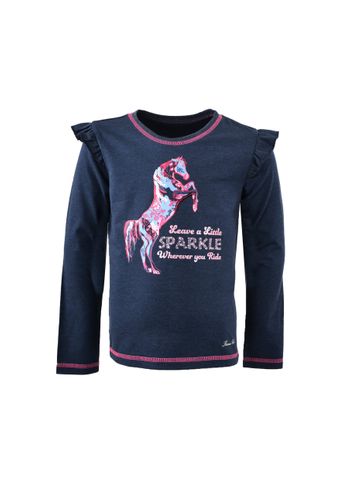 Girl's Sparkle Horse L/S Tee - T2W5501133