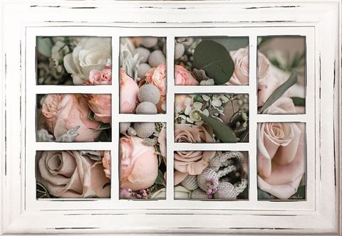 White Protea Floral Photo Collage - KPX-0253