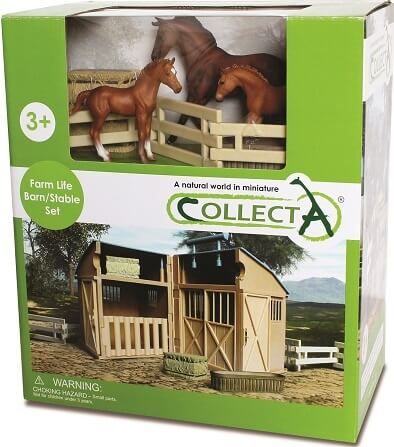 Barn Stable with Horse and Accessories - CO89695