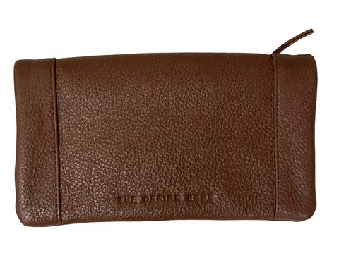Women's Madison Grain Leather Wallet - L71036BRNG