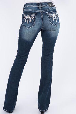 Women's Charme Embroidered Jean - CEB61530