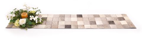 Carun Cowhide Table Runner - CARUNGRY