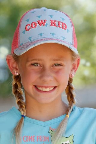 Girl's Cow Kids Trucker Cap - CCC0042012