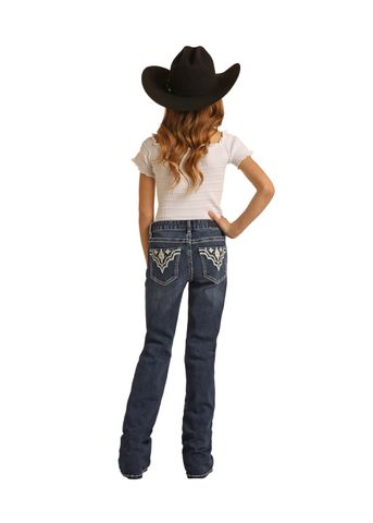 Girl's Extra Stretch Bootcut Jeans - RRGD4MRZPW
