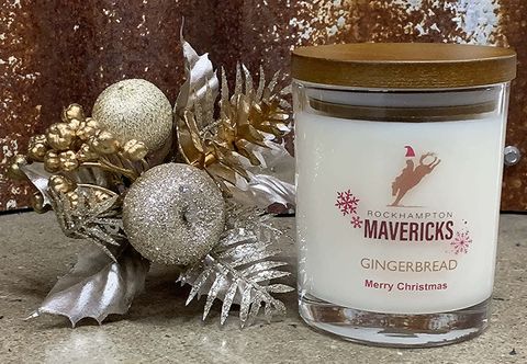 Gingerbread Clear Candle - GINGERBREAD