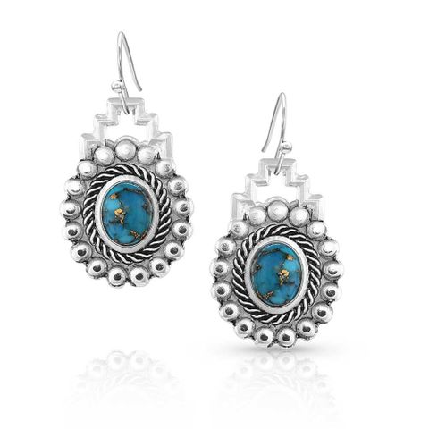 Blue Spring Turquoise Earrings - ER5230
