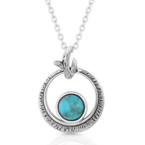 Safari Moon Turquoise Necklace - KTNC5335
