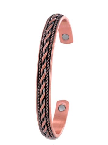 Plait Rope Copper Magnetic Bracelet - B483-1