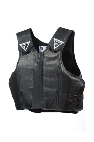 Pro-Max Junior Leather Bull Riding Vest - 2030