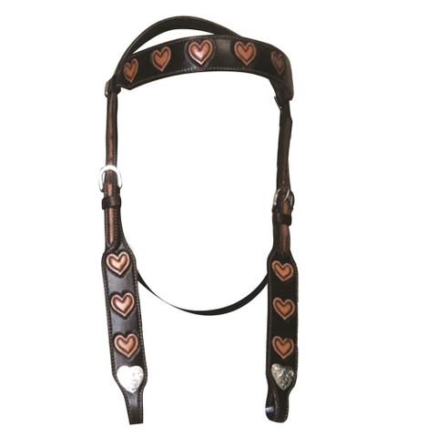 Hearts Headstall - FOR20-0052