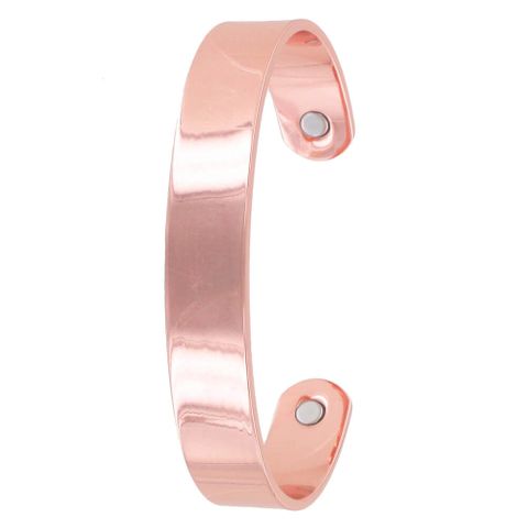 Thick Plain Copper Bracelet - B529