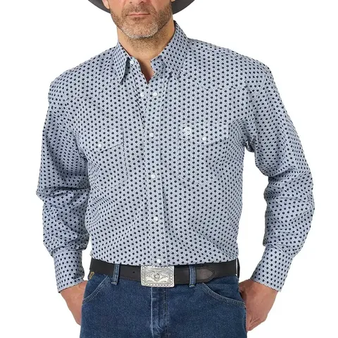 Men's George Strait Troubadour L/S Shirt - MGSN956