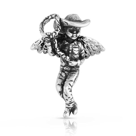 Amberley Cowboy Angel Hat Pin - PIN5337