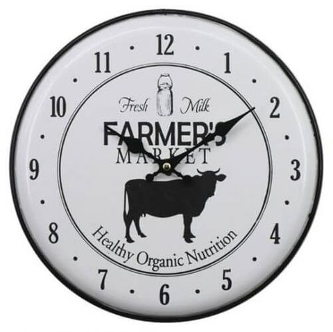 Iron Farmers Market Clock - MEW212