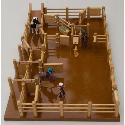 RG1 Wooden Rodeo Arena - RODEO