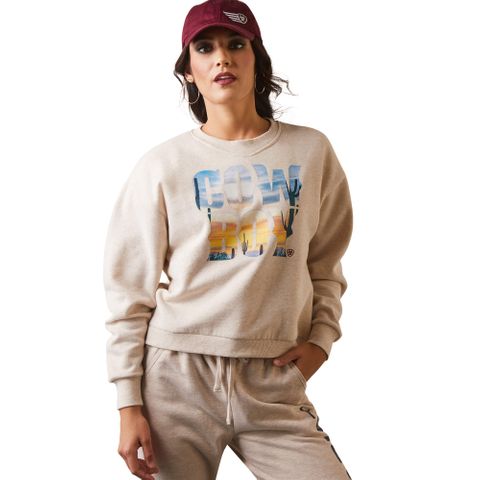 Women's Cowboy Crew Sweater - 10043660