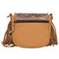 Women's Tooling Carved Flap Sling Bag - TLB14TAN